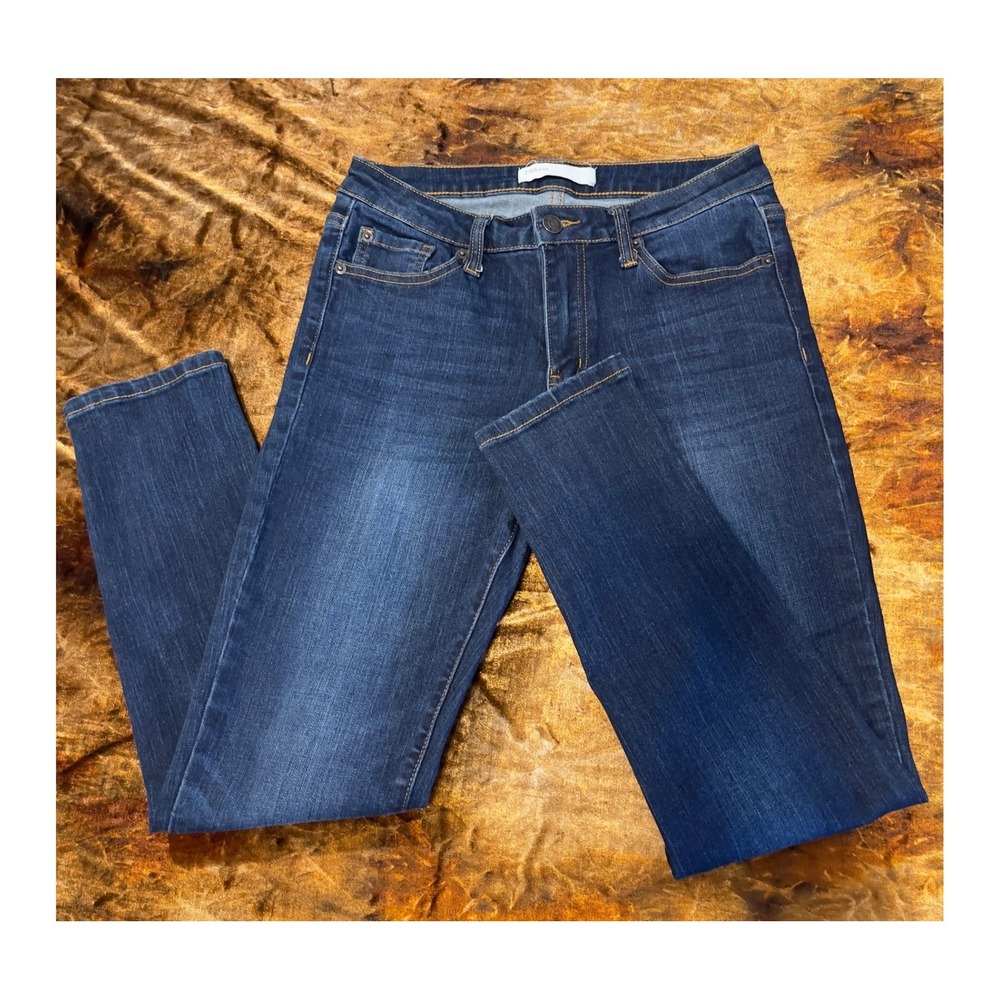 TMR Jeans Womens Dark Wash Skinny Denim JP1148-1 Blue Jeans Size 27
